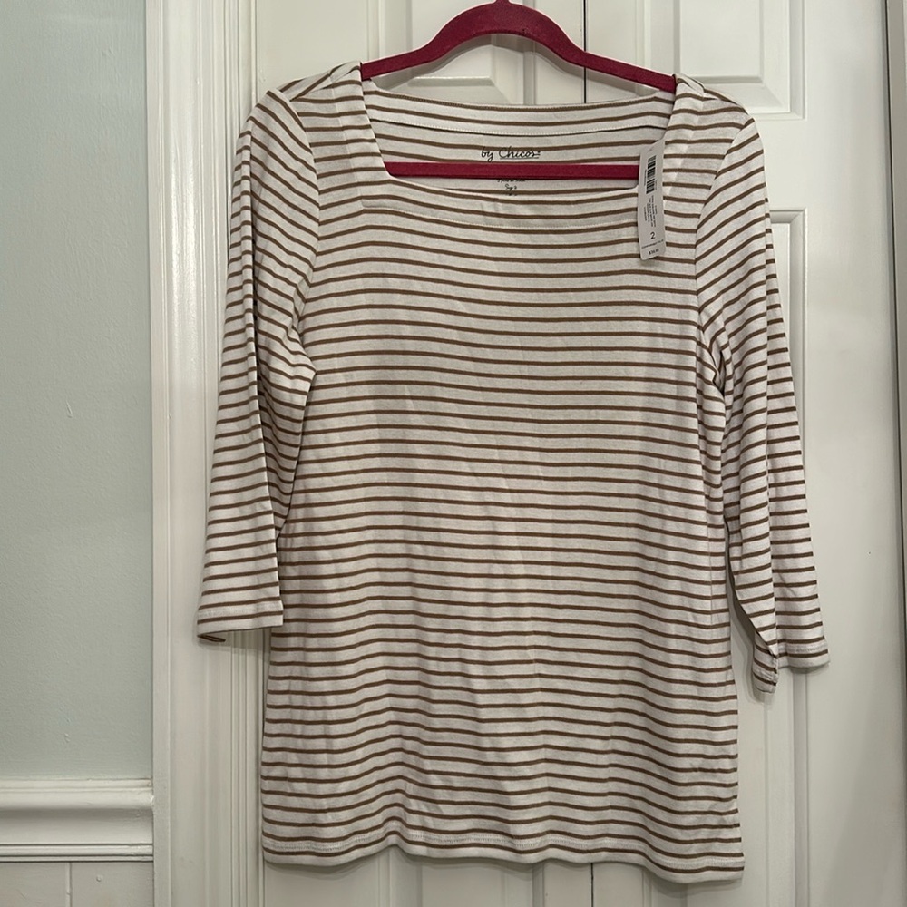 Chico’s Square Neck Tee